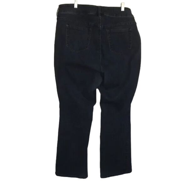 TORRID Jeans, 20R, Faded Black/Gray, Slim Boot, Double Button waist, Zipper - Picture 3 of 11